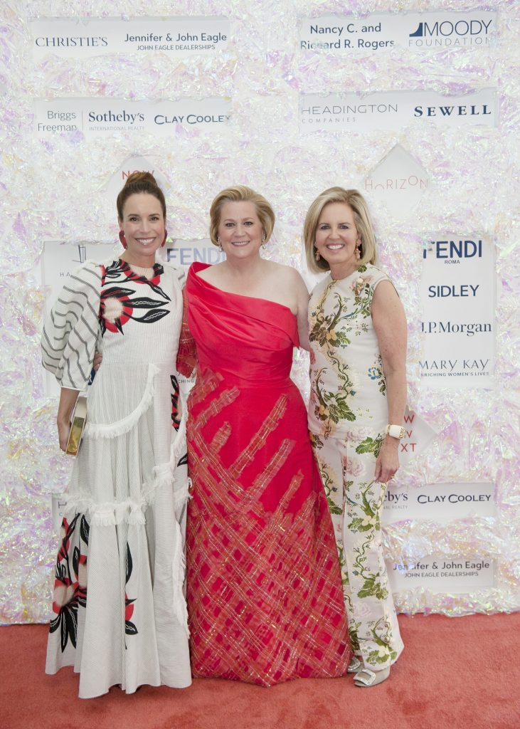 DMA Board President Catherine Marcus Rose, 2018 Art Ball Chair Rebecca Enloe Fletcher and DMA Board Chairman Melissa Foster Fetter