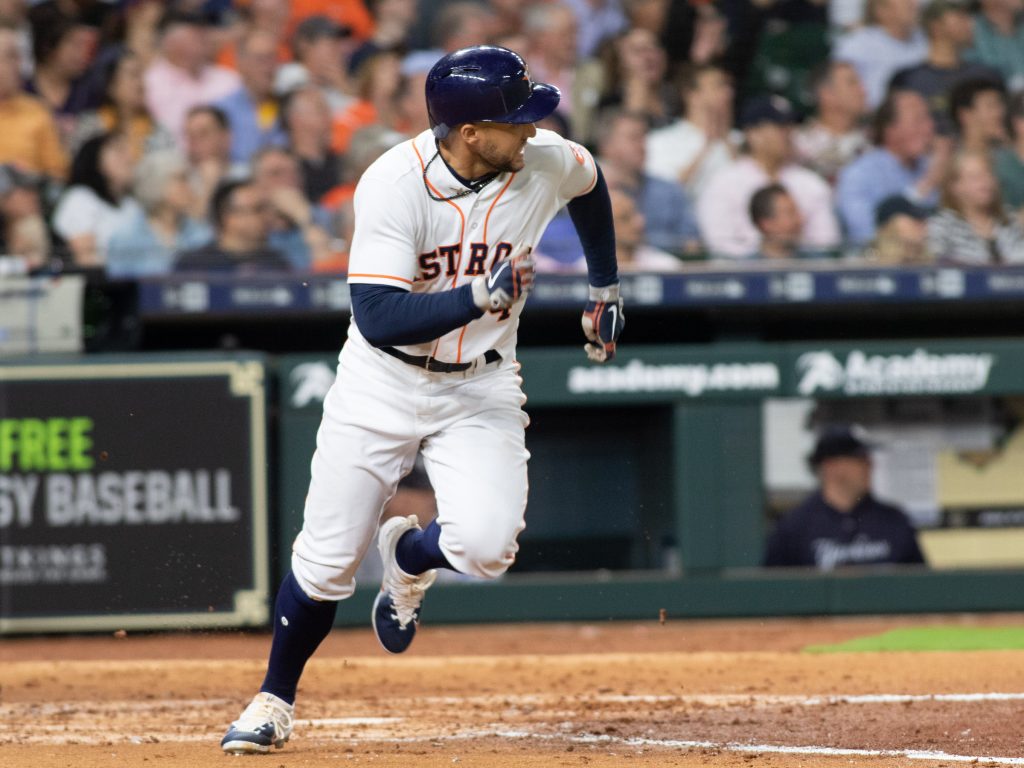 George Springer knows how to get out of the box.