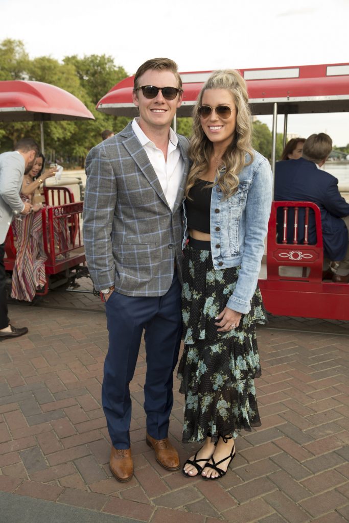 Hermann Park Conservancy dinner in the park