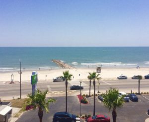 Galveston blue water