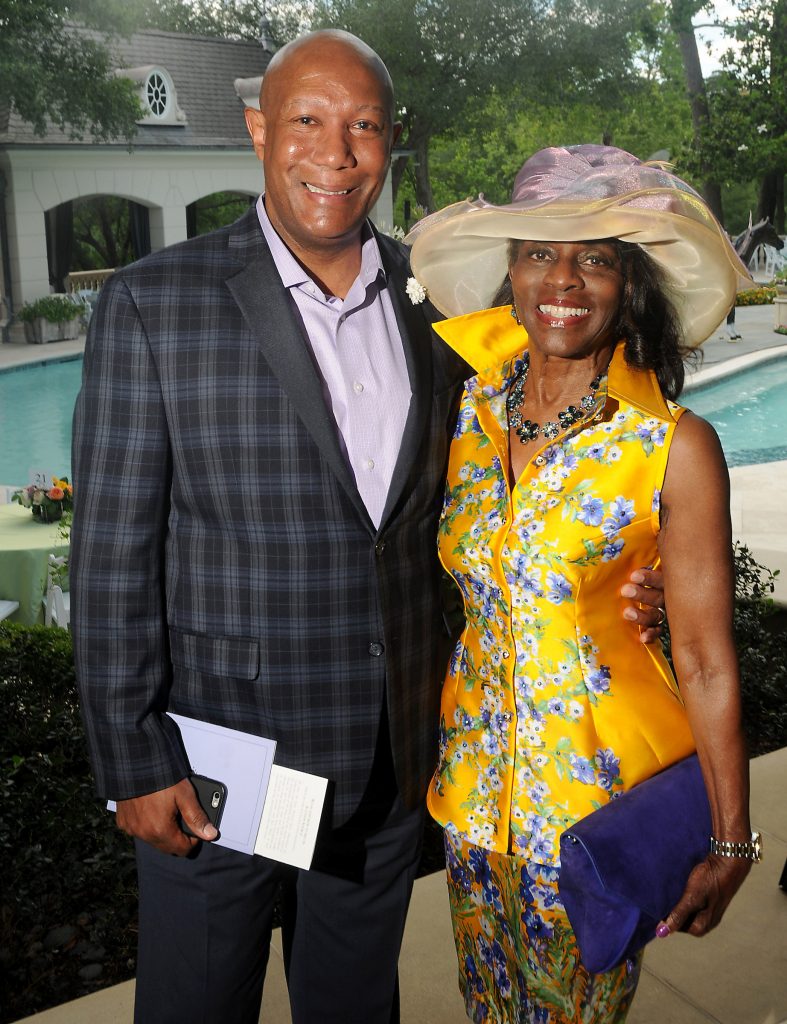 Cary & Judge Clarease Yates at the 2018 Hats, Hearts & Horseshoes. (Dave Rossman Photo)