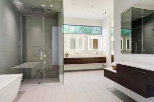 Castle Door master bath