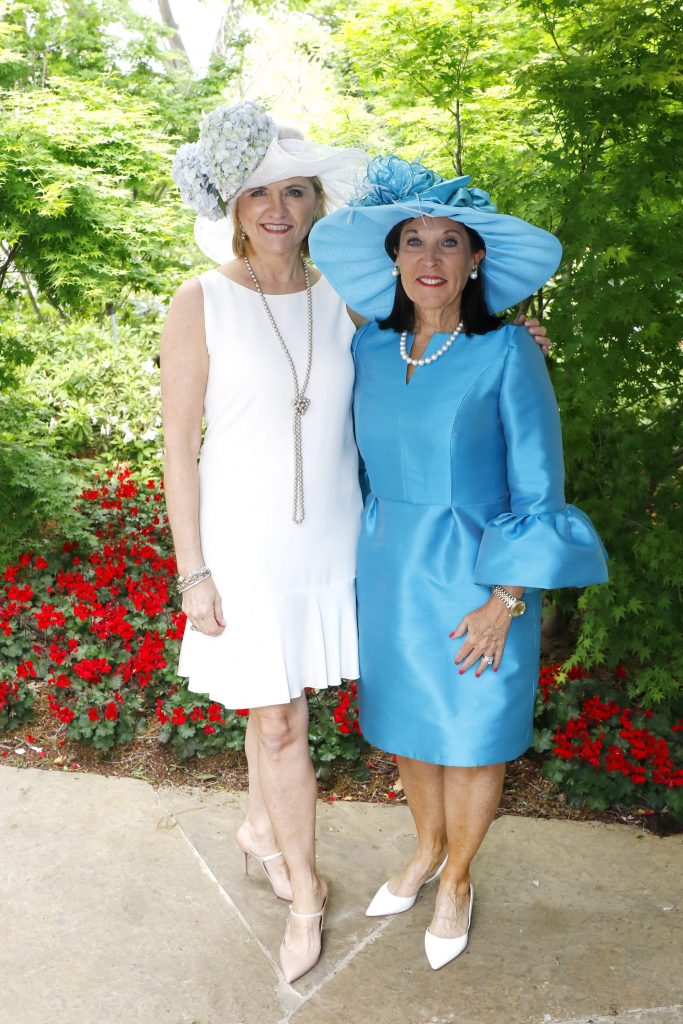 Melissa  A.  Lewis,  President,  Women’s  Council;  Venise  Stuart,  Chair,  Mad  Hatter’s  Tea