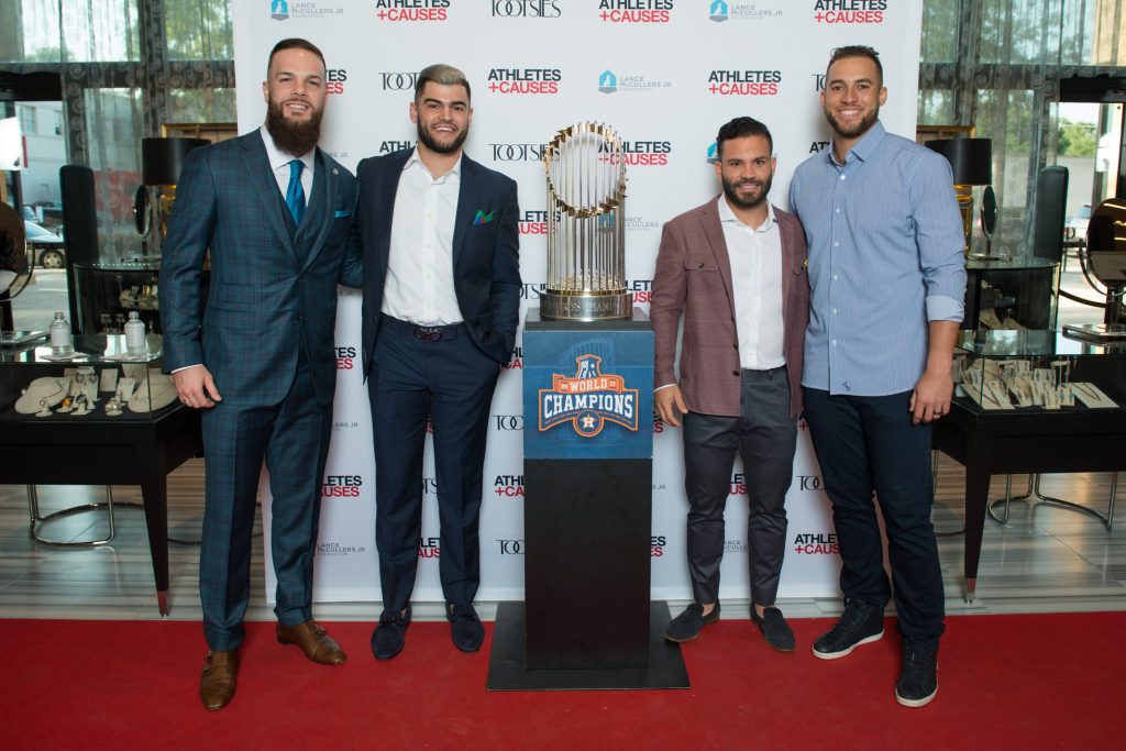 Houston Astros Stars and Their Wives Party at Tootsies in ...