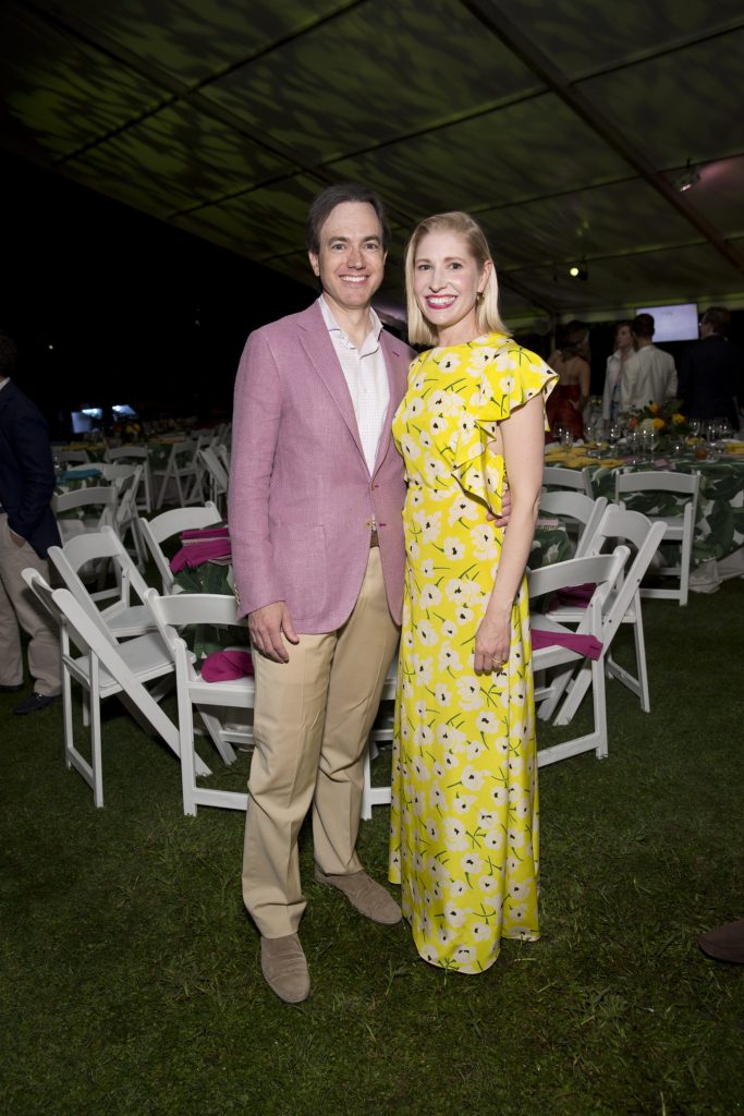 Hermann Park Conservancy dinner in the park