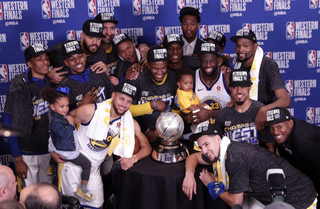 Golden State Warriors celebration Rockets