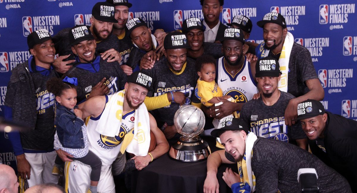 Golden State Warriors celebration Rockets