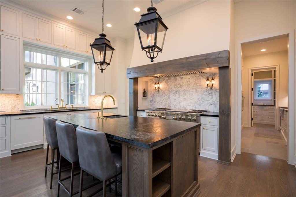 The family room is wired for sound and television throughout. 