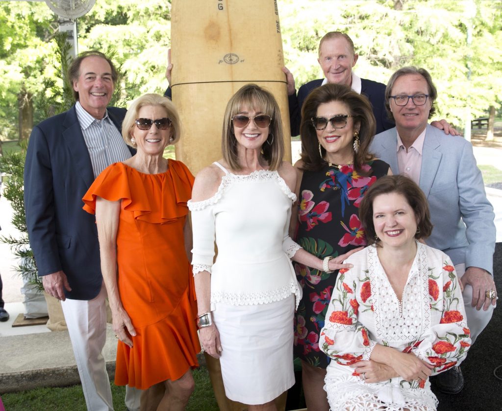 Janet Gurwitch and her co-chairs of the Hermann Park Conservancy spring gala in 2018. (Photo by Jenny Antill Clifton)