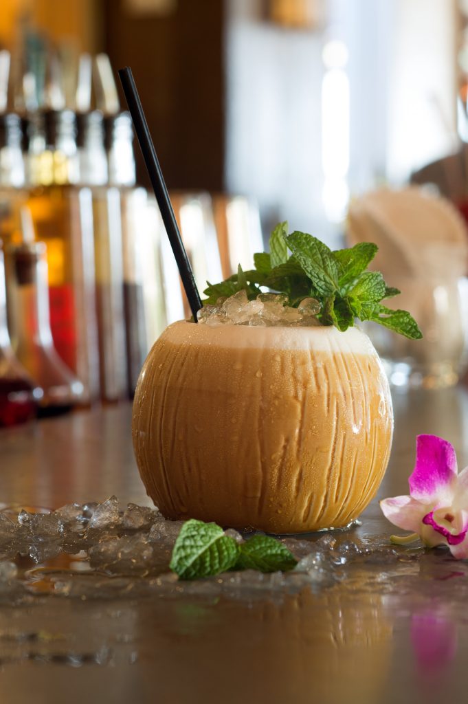 Travelers love signature Tiki-inspired cocktails. 