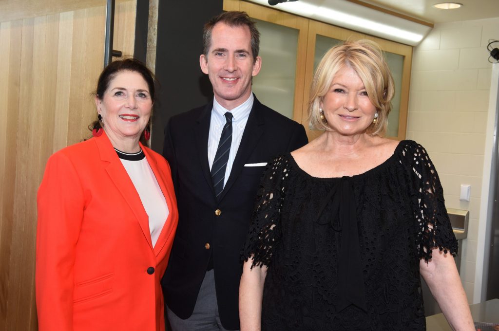 Lynn Dauterman, Kevin Sharkey, Martha Stewart