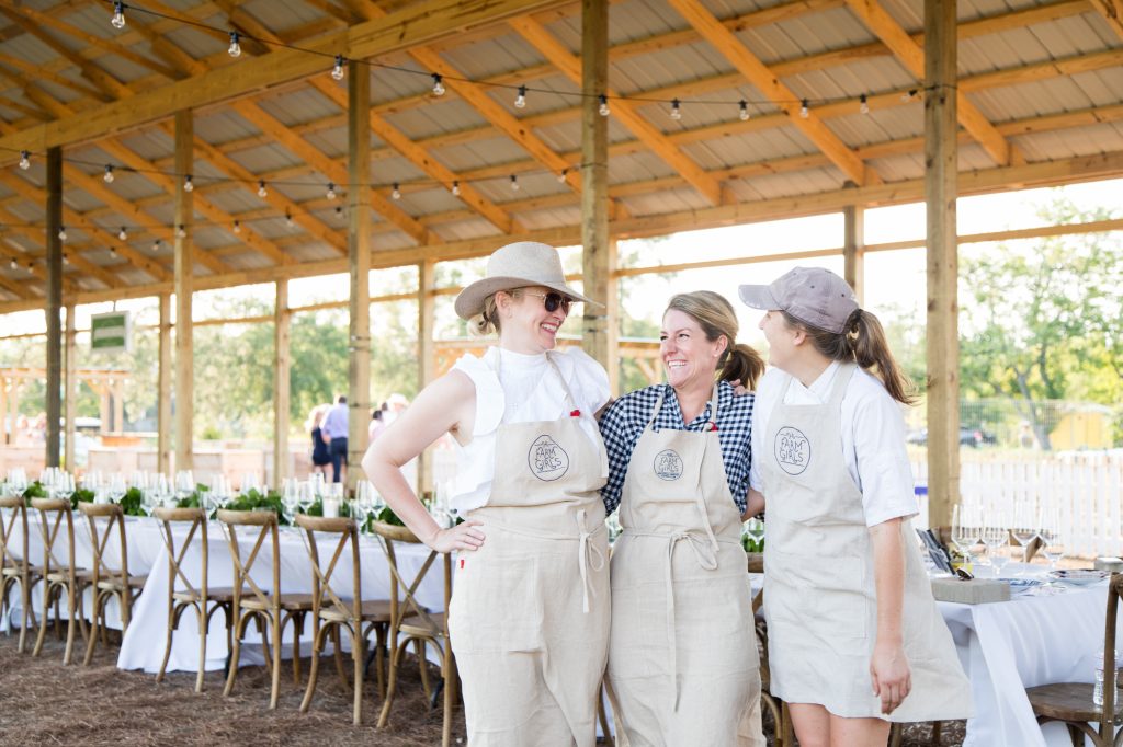 The Farm Girls: Marcia Smart, Courtney Paddock, Kelley Sullivan Low