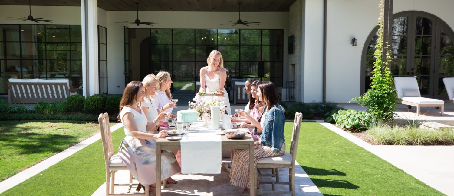 A garden party hosted by six of Houston's most stylish creatives at a Bellaire home designed by Marie Flanigan Interiors