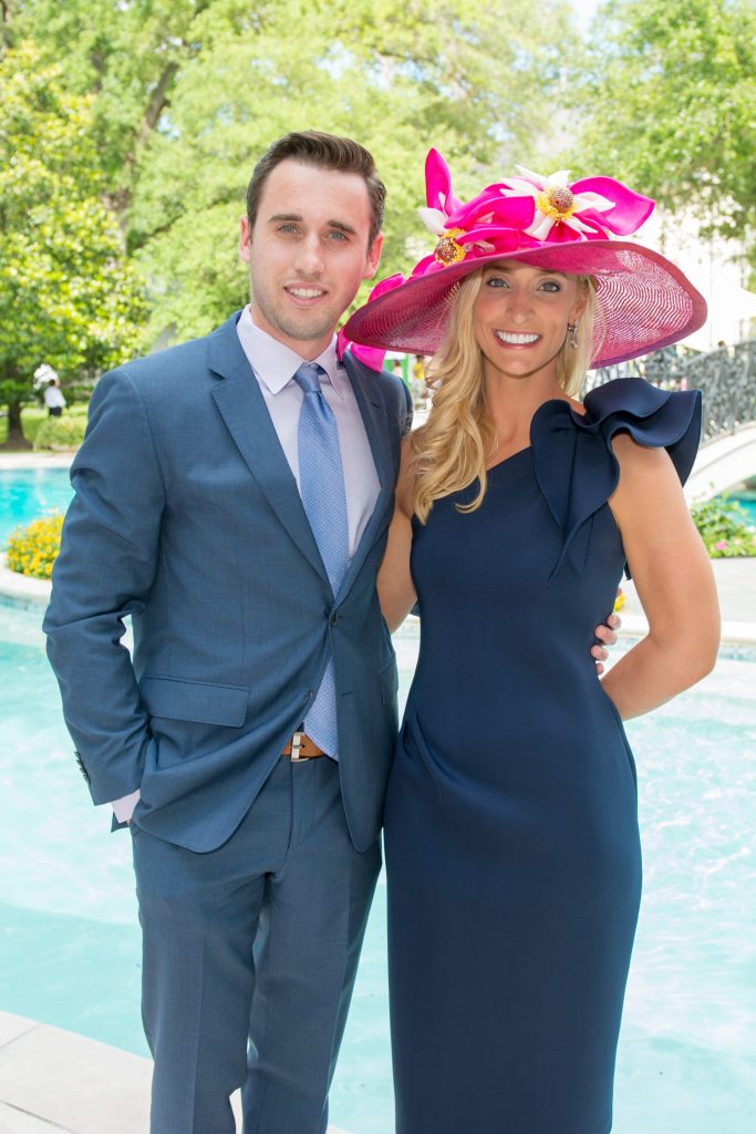 Matt Mackay & Elizabeth McIngvale Mackay at the 2018 Kentucky Derby Affair. (Photo by Michelle Watson/CatchlightGroup.com)