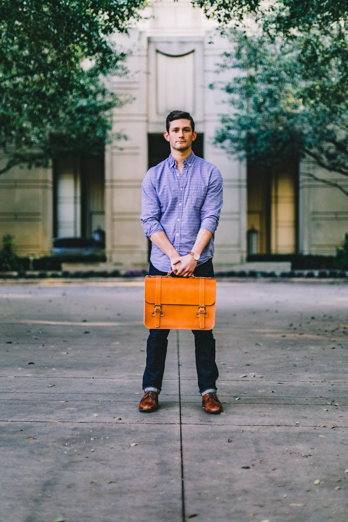 Boulevard East offers a range of basic leather goods. 