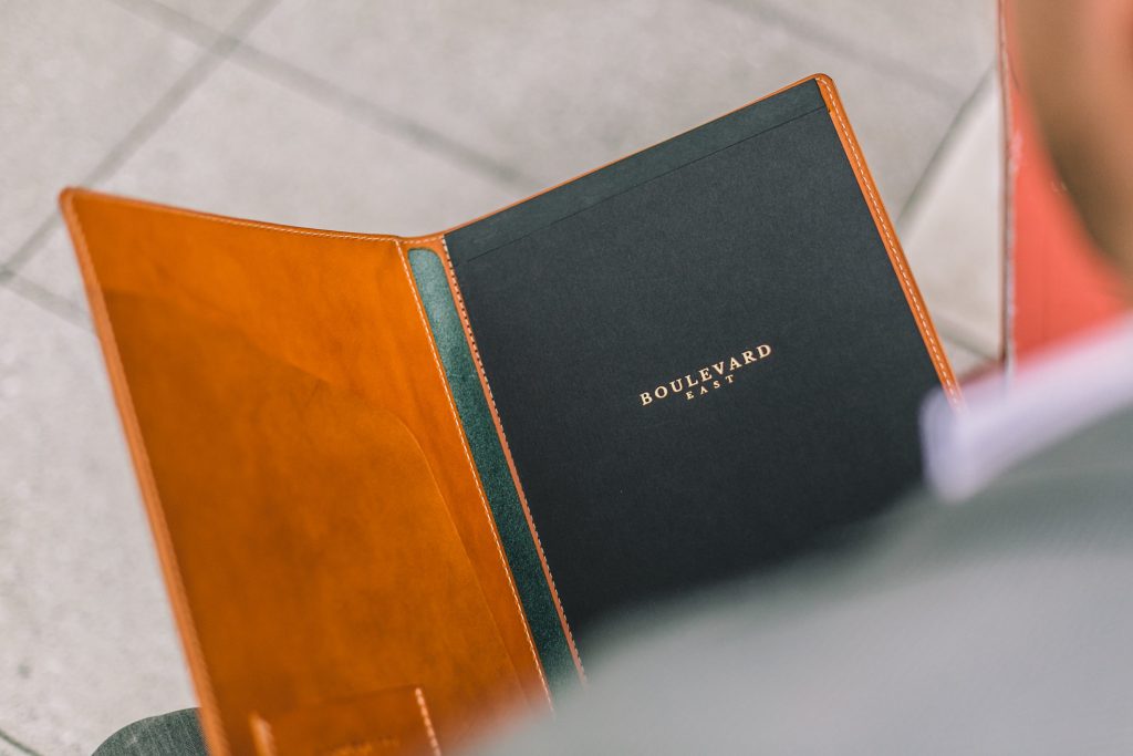 The company uses ultra high-quality, environmentally-friendly leather.