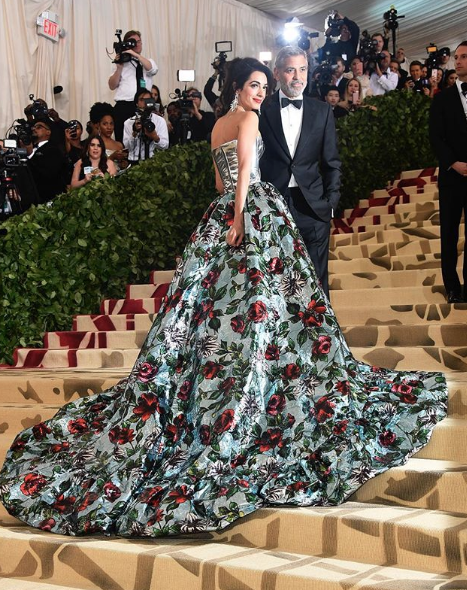 George Clooney and Amal Clooney at Met Gala
