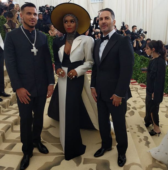 Charly “Char” Defrancesco, Janelle Monae, Marc Jacobs at Met Gala.