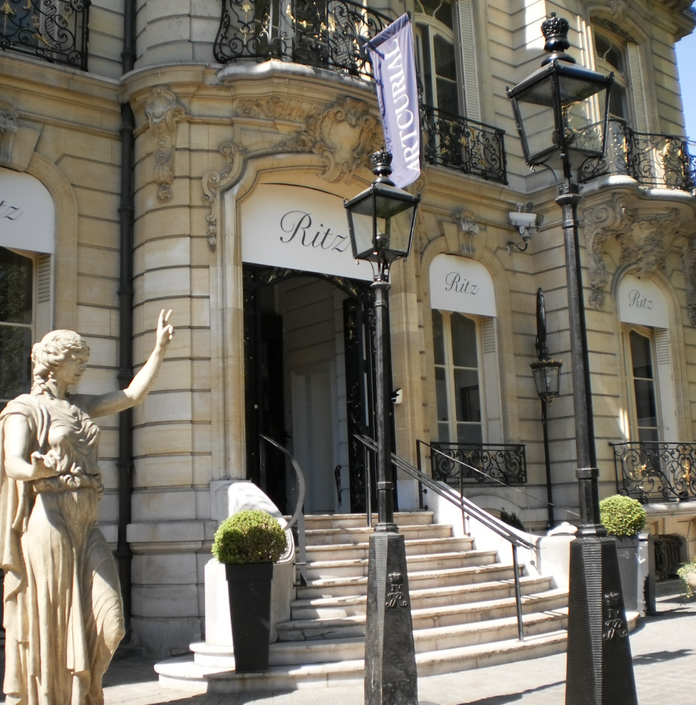 The Artcurial auction house showcasing Hotel Ritz Paris items.