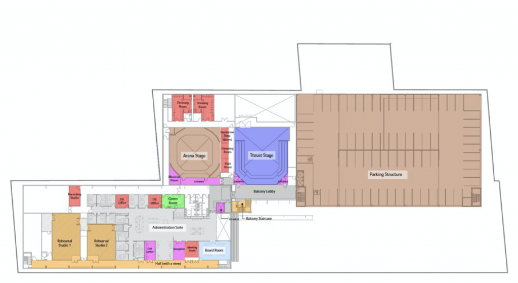 The second story will feature education spaces, the Donor Lounge and more. 