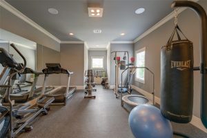 Three story closet gym