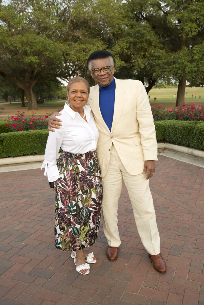 Hermann Park Conservancy dinner in the park