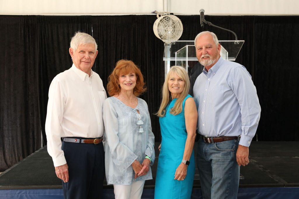 Benefactors Tommy Reckling, Isla Reckling, Glenda Gordy and Russel Gordy are making The Gordy possible. 