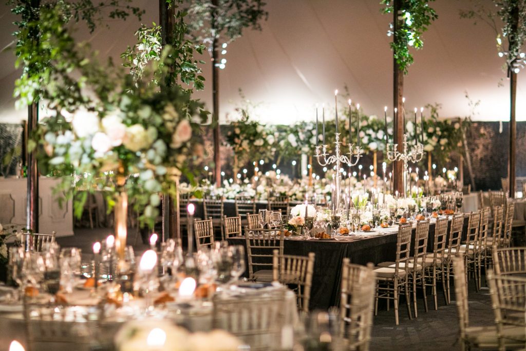 A magical setting for the reception (Photo by Samuel Lippke Studios)