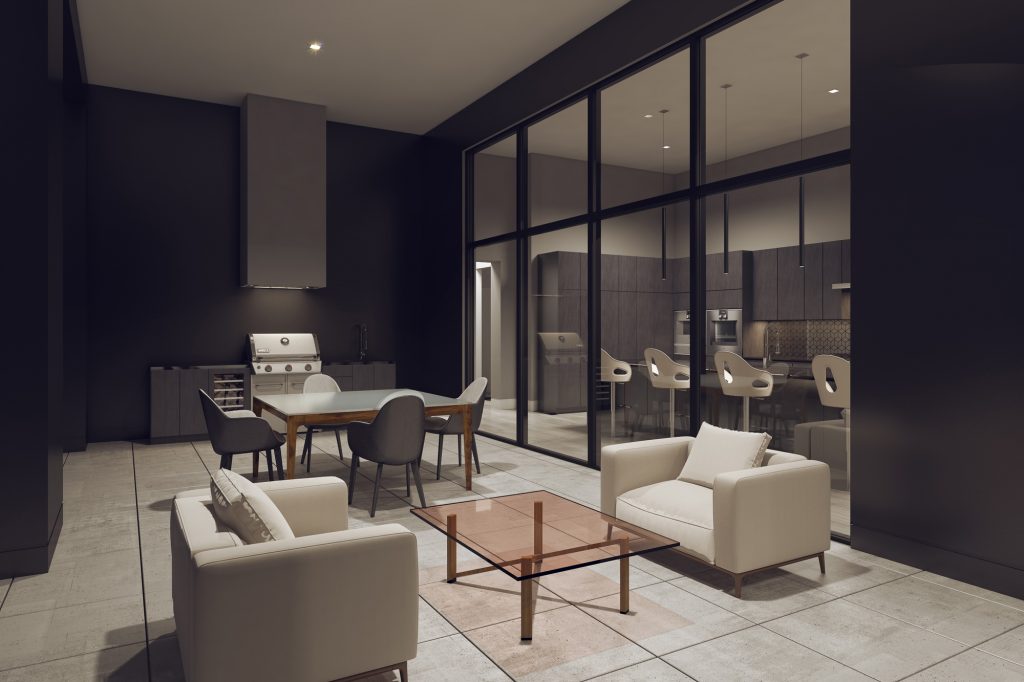 Girogetti Houston's balconies are anything but small wedged in places. This is true outdoor living.