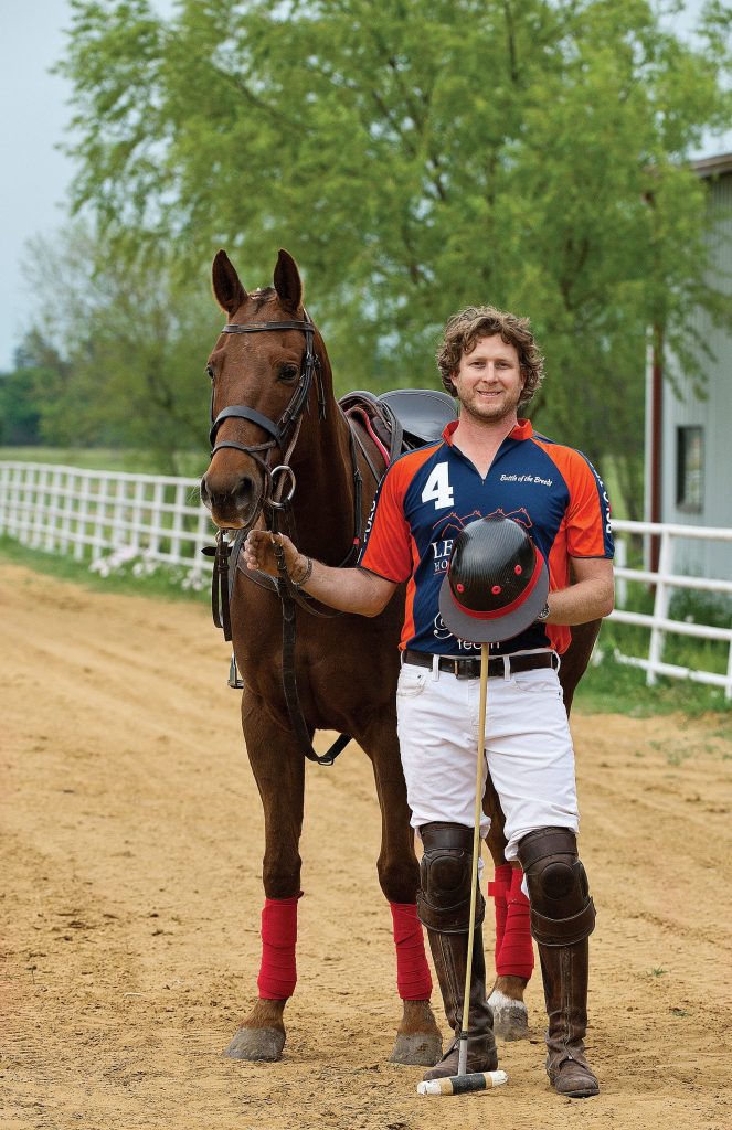 Professional polo player and Legends Horse Ranch instructor Wyatt Myr. Photo by Walter Workman