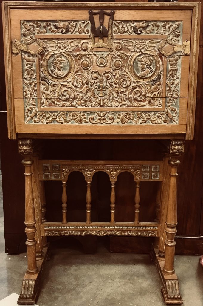 This Spanish vargueño once graced Rosmarin's Mediterranean-style casa designed by William Ward Watkin, who also was the architect for the original MFAH building, and the Rice campus. (At Rice, Watkin was the first chair of the architecture department.)