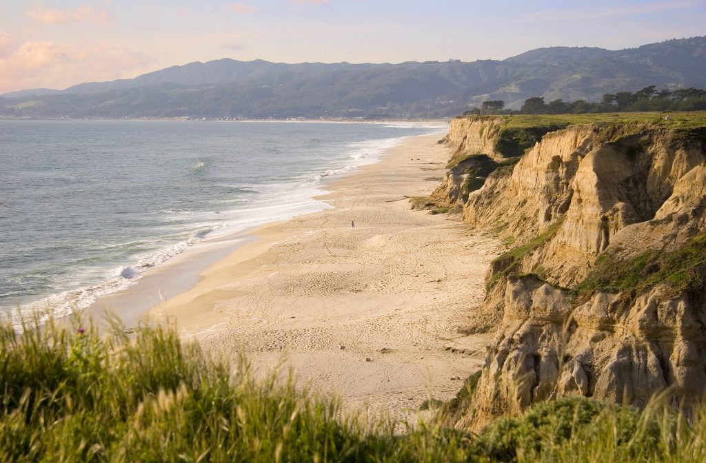 Half Moon Bay brings picturesque scenes.