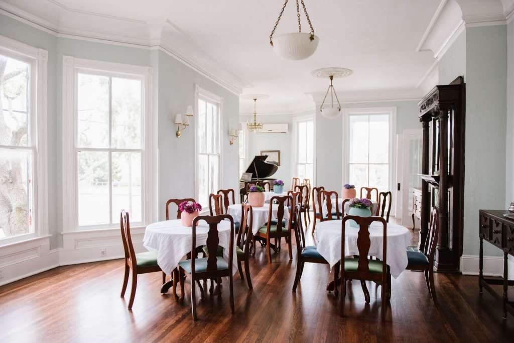 Gourmet breakfasts will be served for guests in the ballroom every morning. 