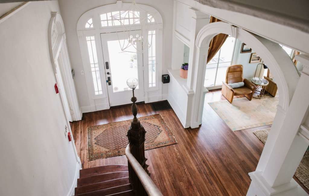 Carr mansion entryway