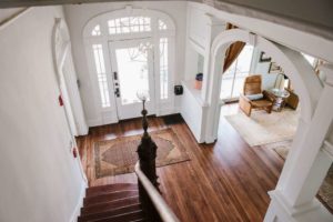 Carr mansion entryway