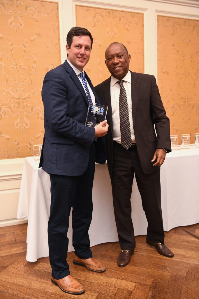 World Cup Houston bid president Chris Canetti and Mayor Sylvester Turner both have reason to celebrate.
