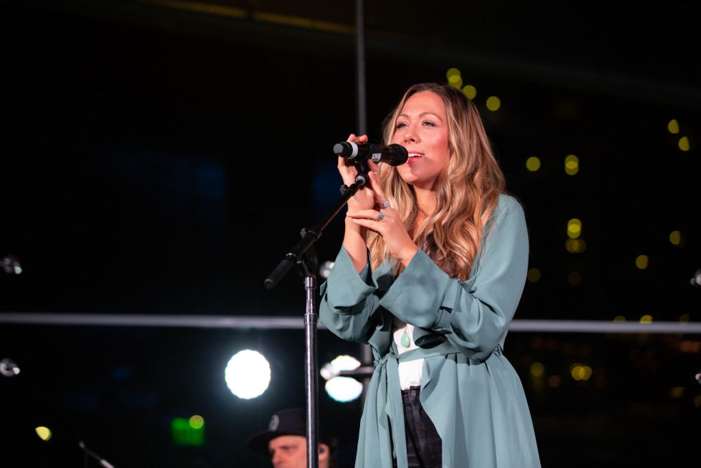 Grammy Award Winner Colbie Caillat serenades the crowd