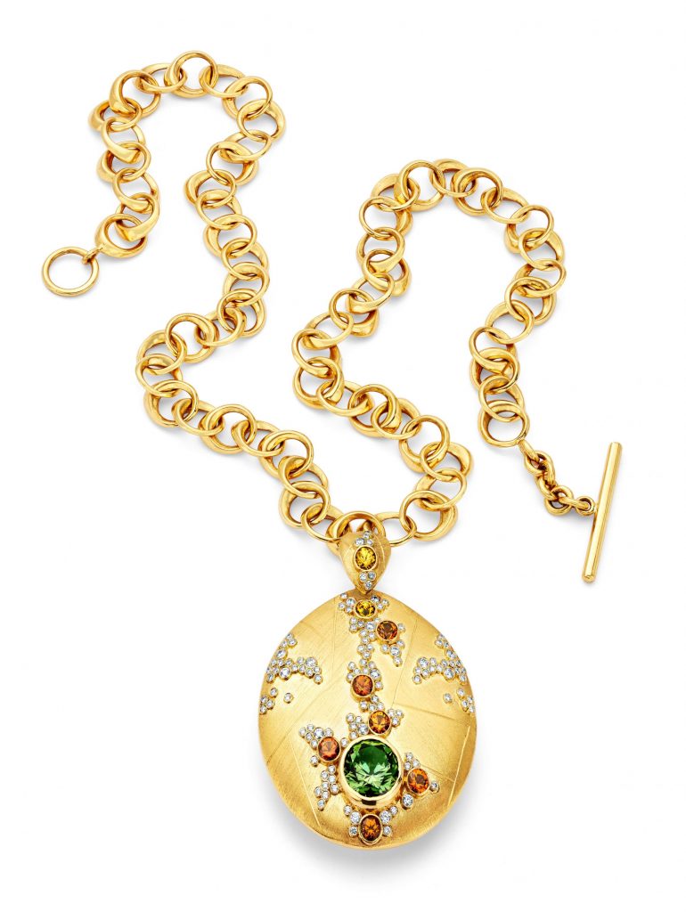 Constellation Crescent Pendant