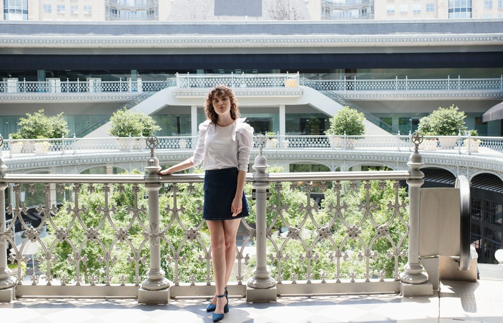 Tuesday's look, shot at The Crescent.