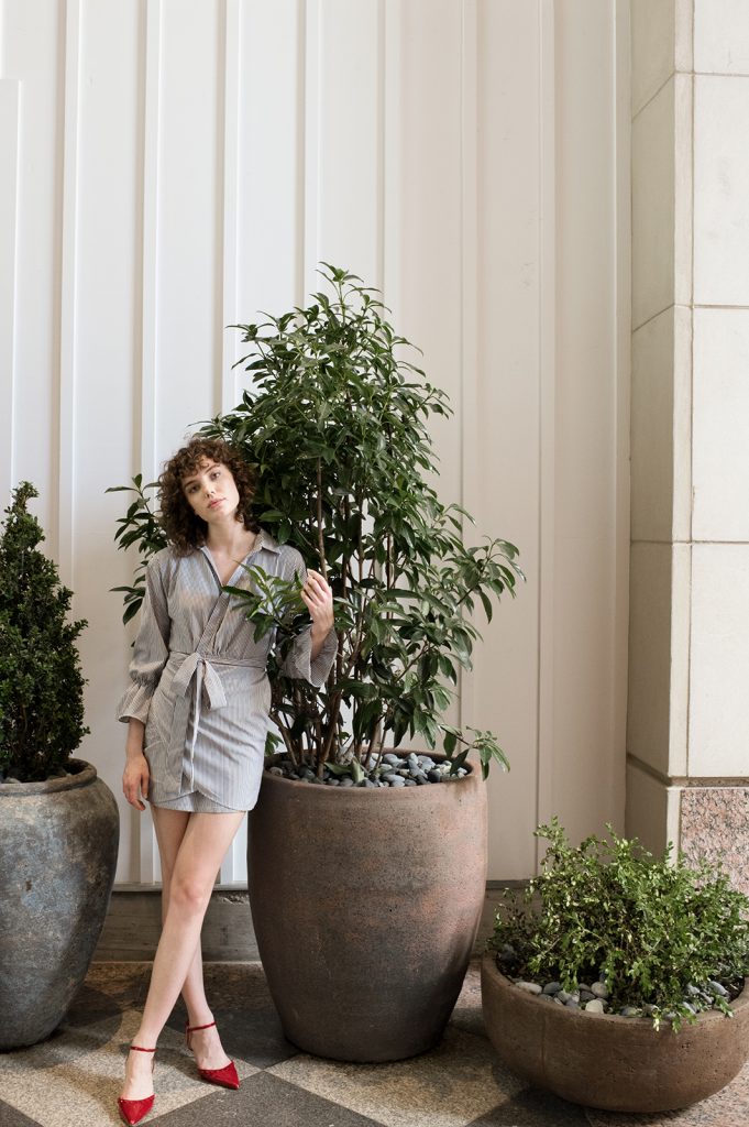 Imagine this dress is like three inches longer – a cute office outfit, no?