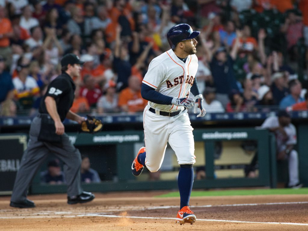 George Springer always seems to rise to the moment for the Houston Astros.