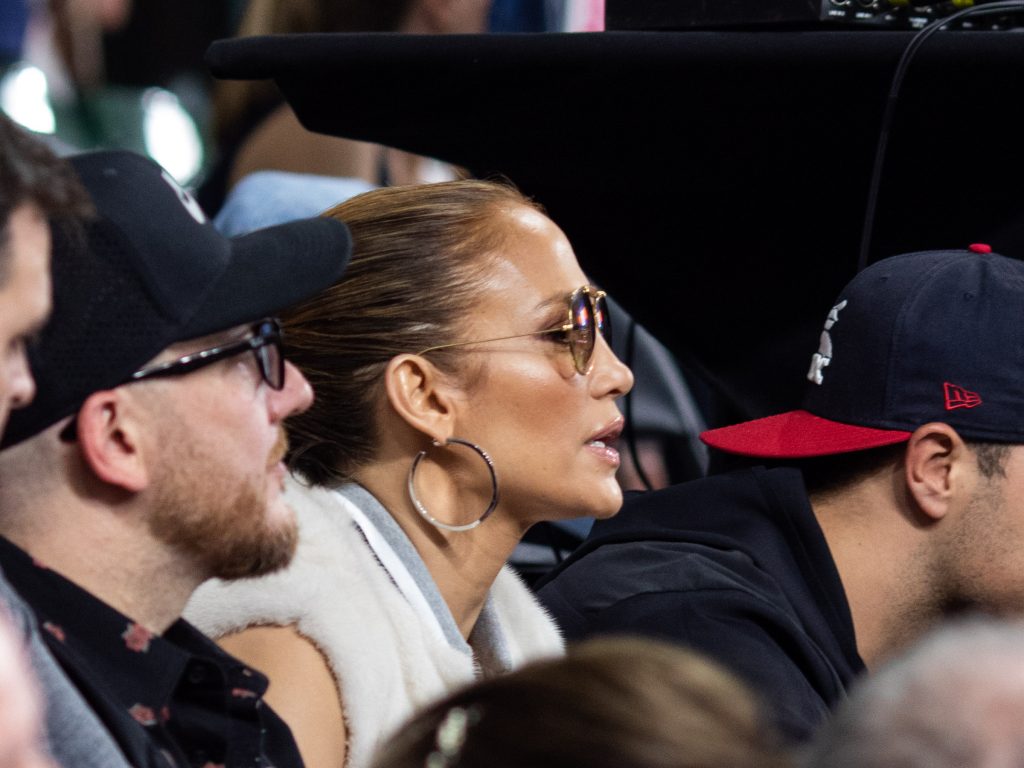 Jennifer Lopez is becoming a regular at Houston Astros games. (Photo by F. Carter Smith.)