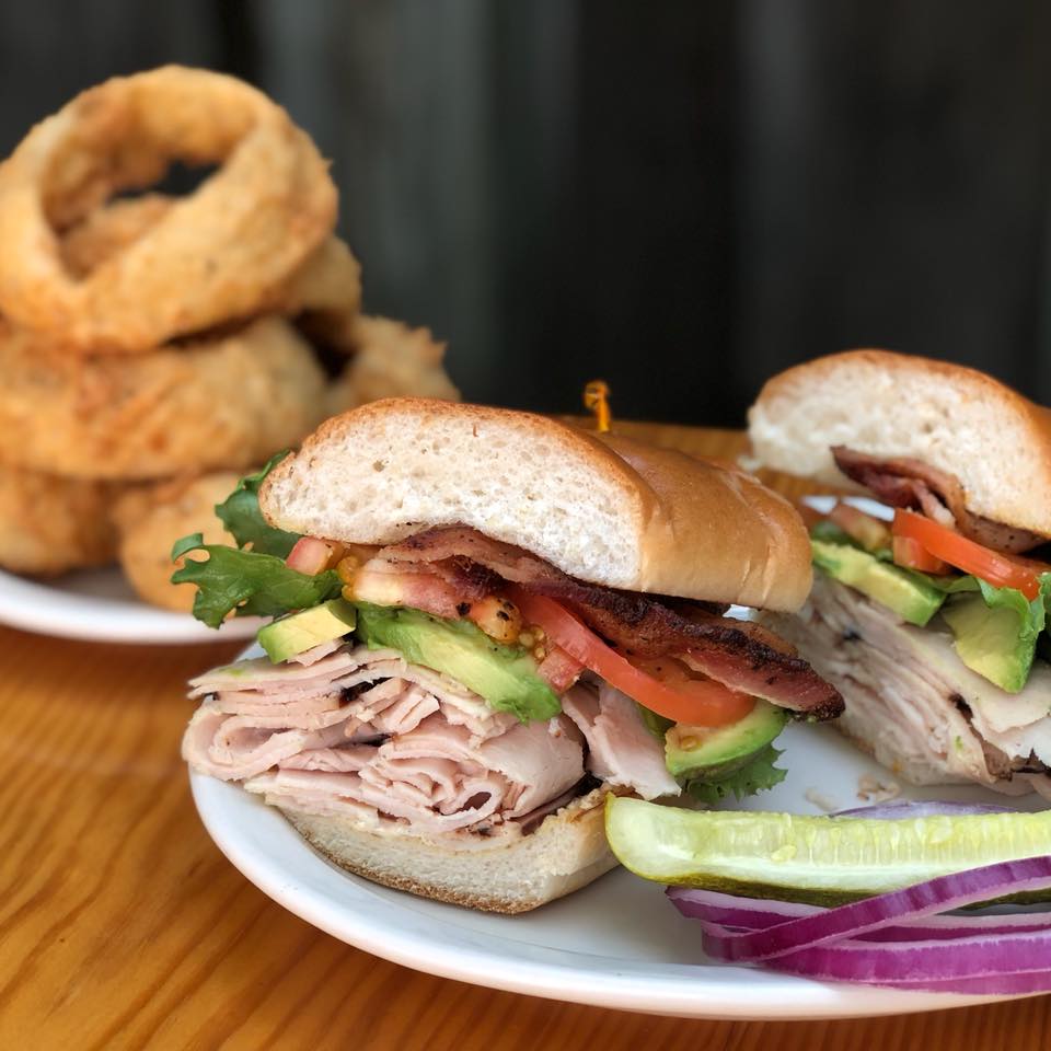 Just one of Gristmill's classics: the Gruene Country Club Sandwich. 