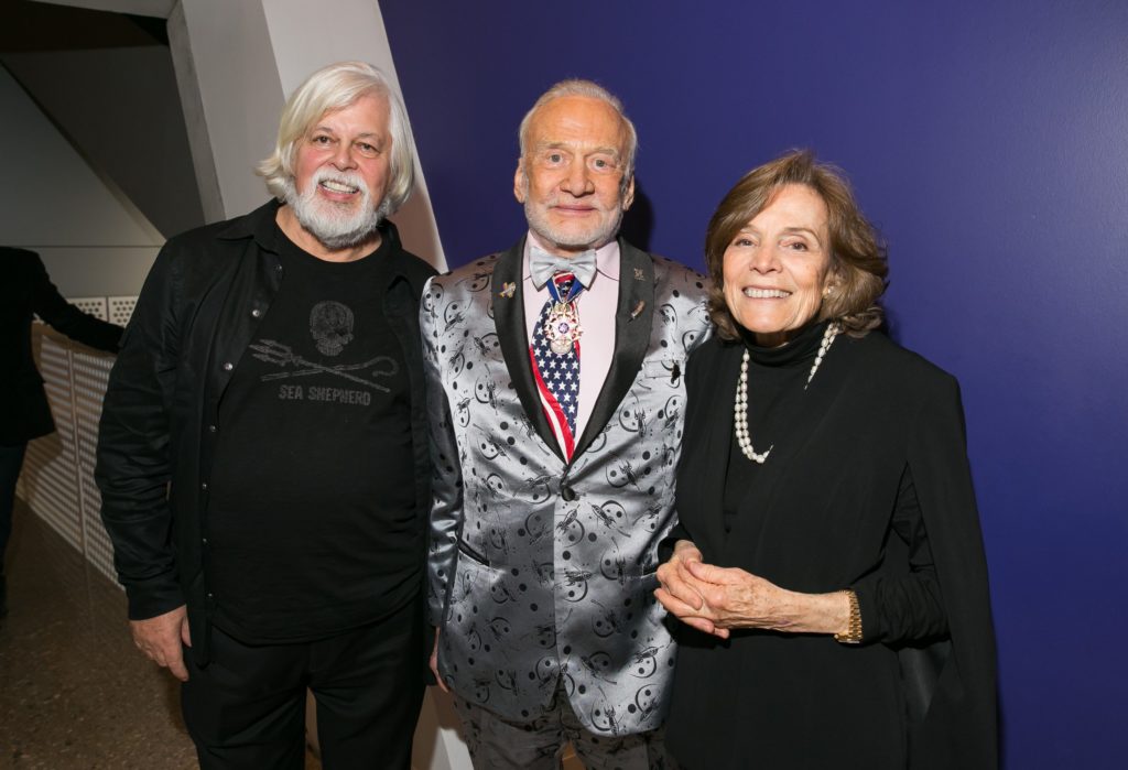 Captain Paul Watson, Global Impact Award Winner Buzz Aldrin, Dr. Sylvia Earle