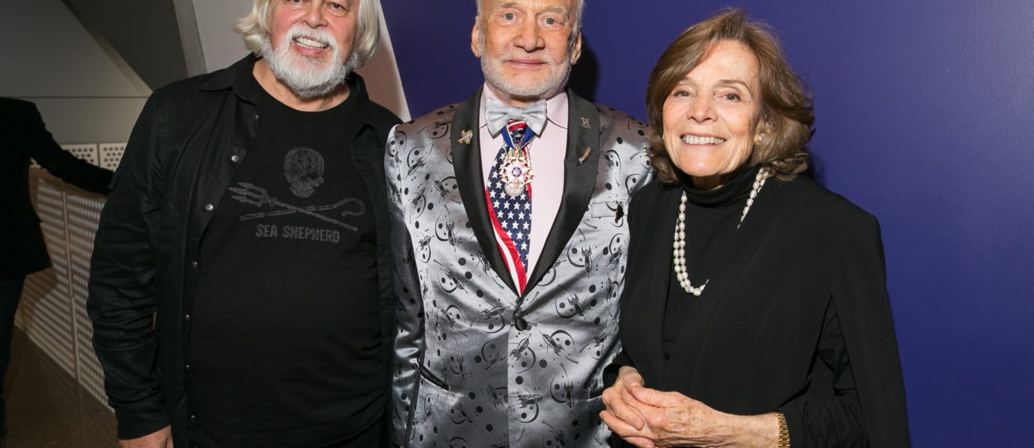 Captain Paul Watson, Global Impact Award Winner Buzz Aldrin, Dr. Sylvia Earle