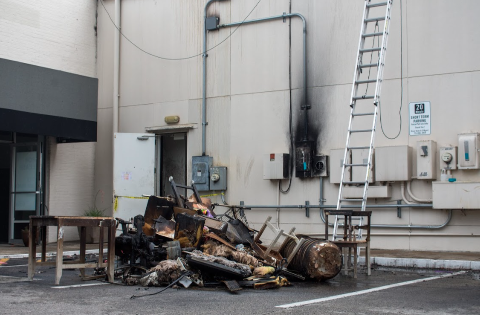 Damage from the fire cost $1 million. 