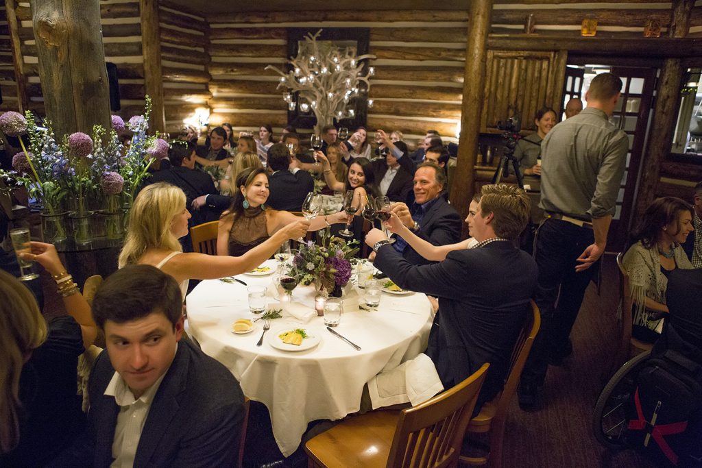 Sloan Childress/William Cummins wedding in Jackson Hole, Wyo. (Photo by Florence McCall Photography)