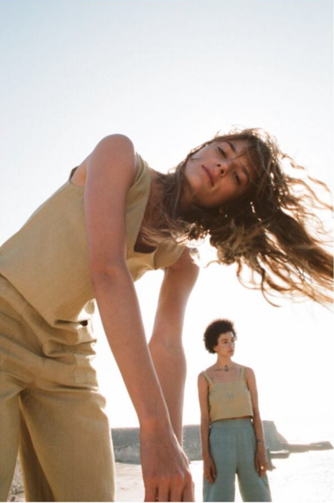 Looks from Spring/Summer 2018 collection, <a href="https://tribealive.com/shop/apparel/jumper-marigold/"> Jumper in Marigold $168 </a>