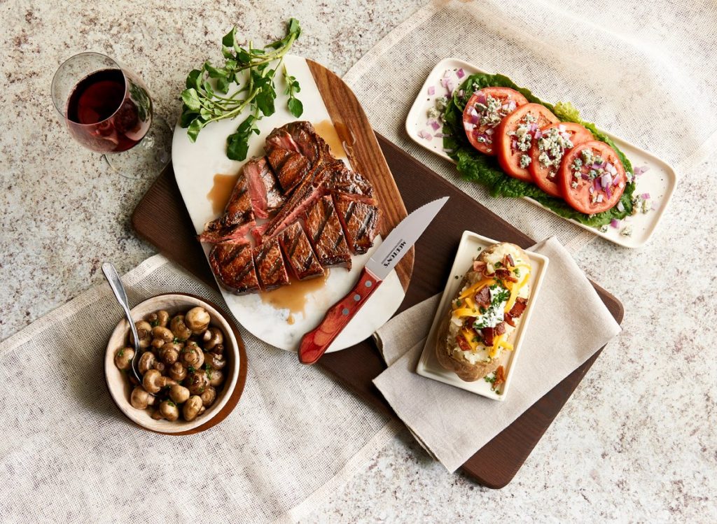 Morton's the Steakhouse is all about prime meats. 