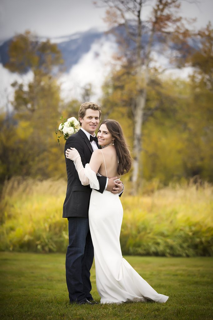 Sloan Childress/William Cummins wedding in Jackson Hole, Wyo. (Photo by Florence McCall Photography)
